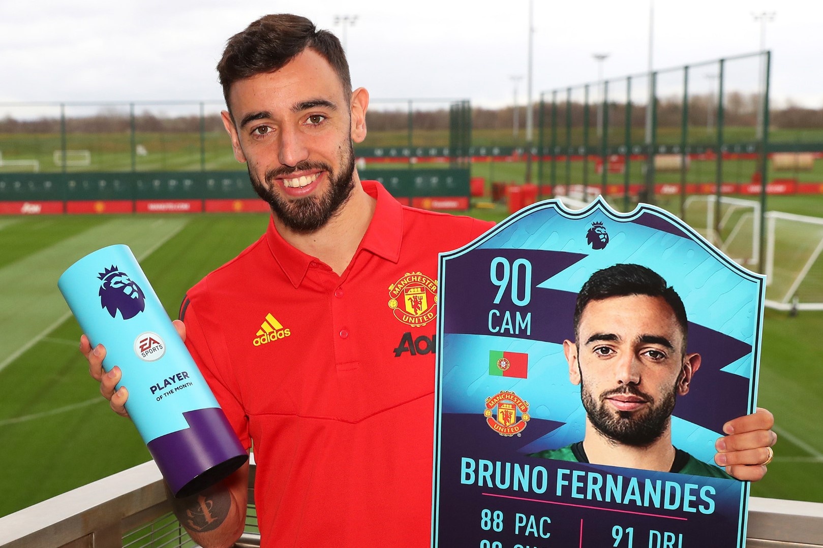 Fernandes gianh giai Cau thu hay nhat thang cua Ngoai hang Anh hinh anh