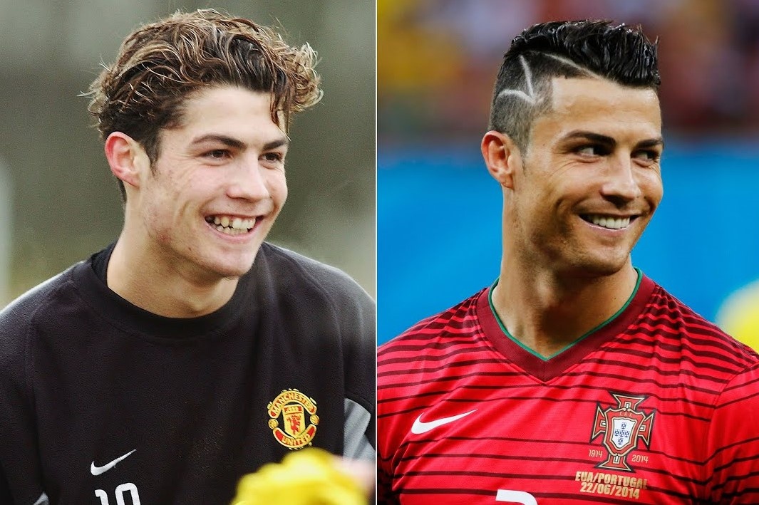 Ronaldo va nhung kieu toc trai dai qua nam thang hinh anh