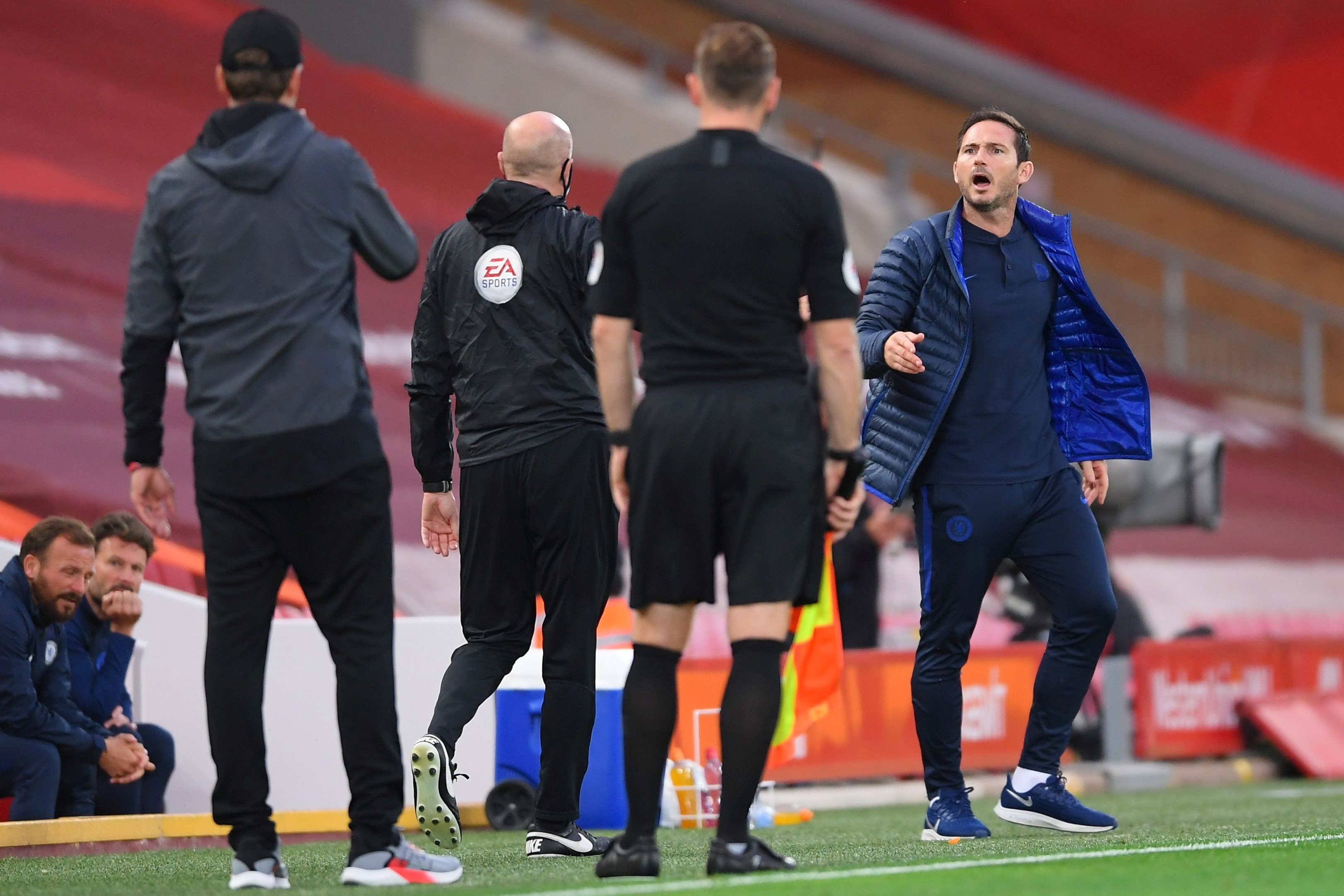 Lampard vang tuc voi Klopp anh 1