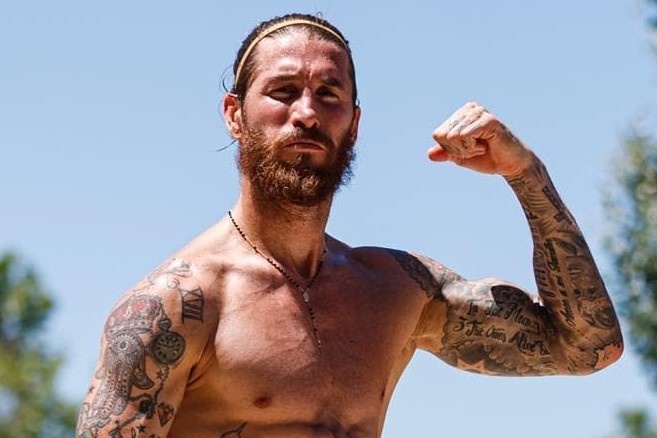 Ramos tro thanh bieu tuong co bap o Real Madrid hinh anh