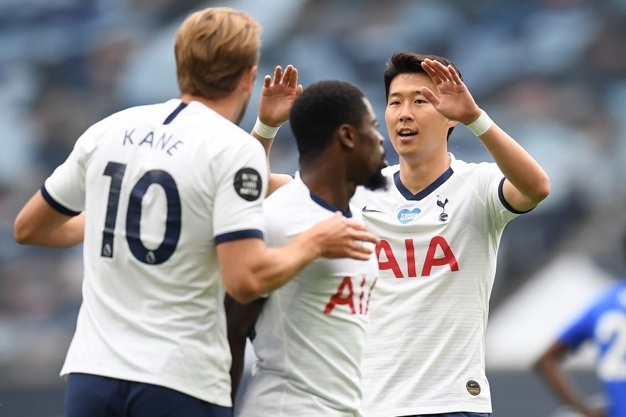 Son Heung-min solo ghi ban anh 1