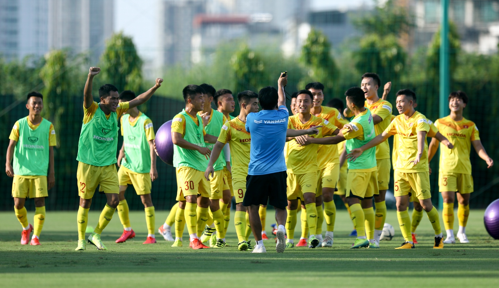 U22 Viet Nam tap trung anh 10