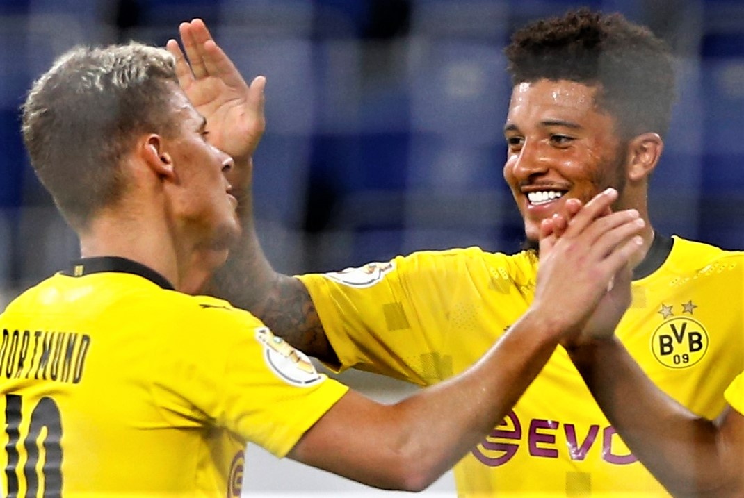 Highlights Duisburg 0-5 Dortmund: Sancho ghi ban hinh anh
