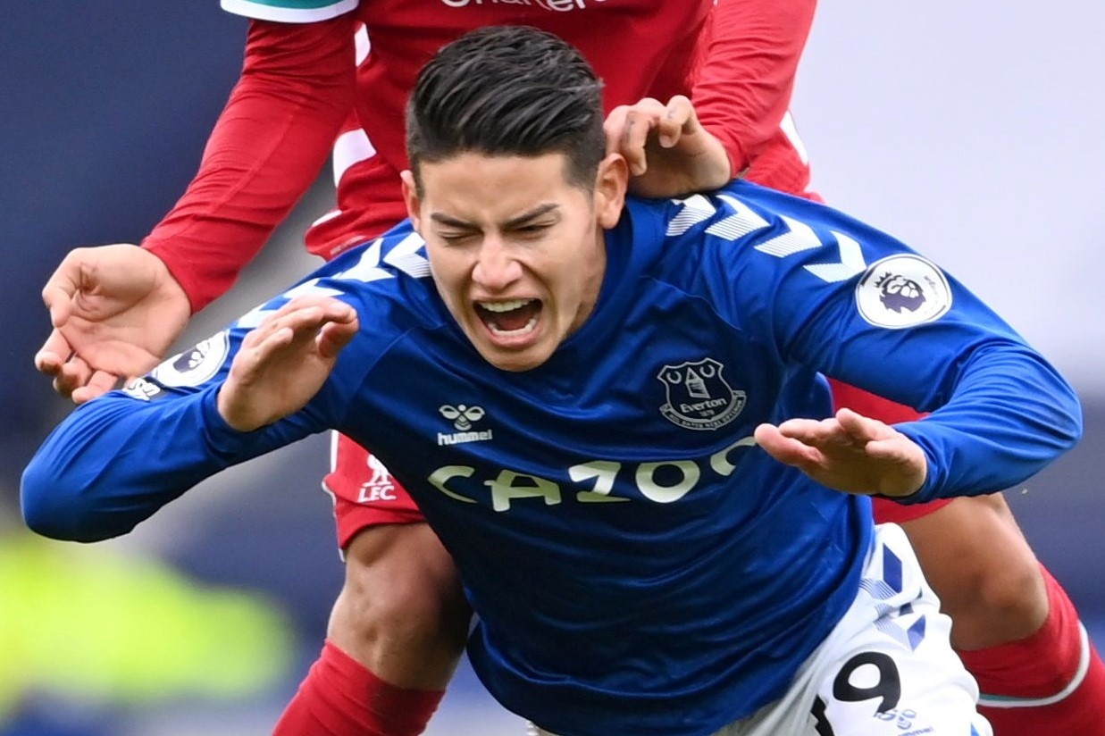James Rodriguez co the nghi tran dau tien tu khi den Everton hinh anh
