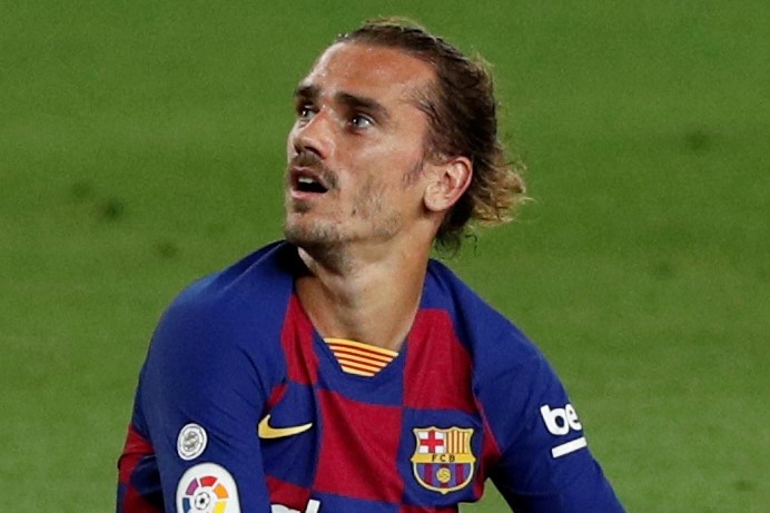 Griezmann mau thuan voi HLV Koeman hinh anh