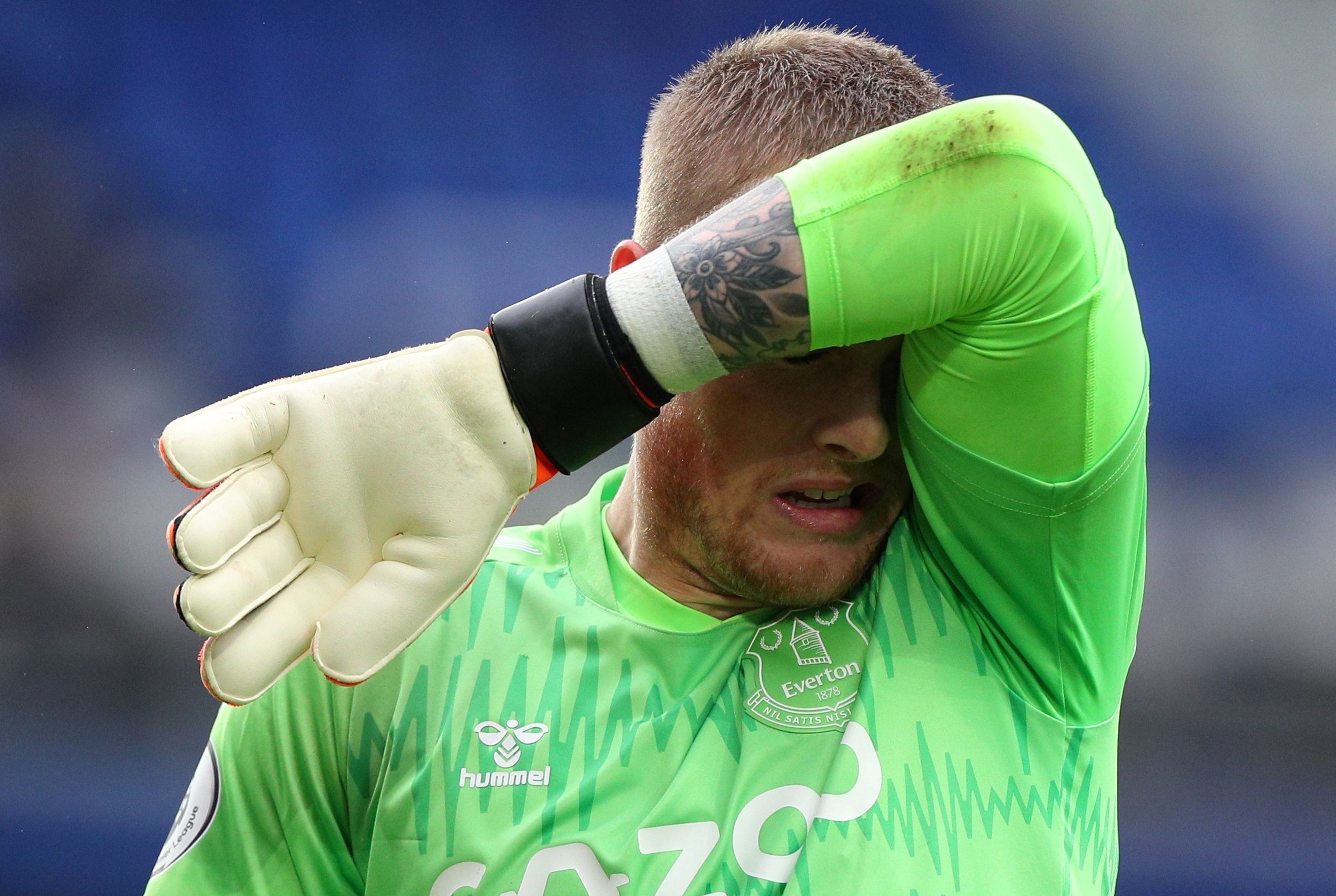 Pickford thue ve si sau pha vao bong voi Van Dijk hinh anh