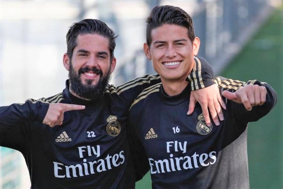 Isco co the theo chan James den Everton hinh anh