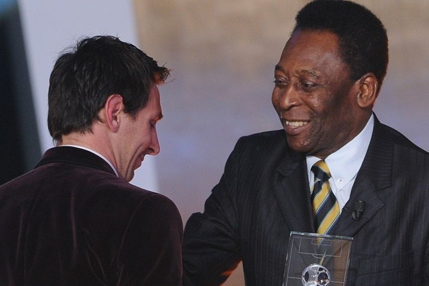 CLB Santos phu nhan viec Messi pha ky luc cua Pele hinh anh