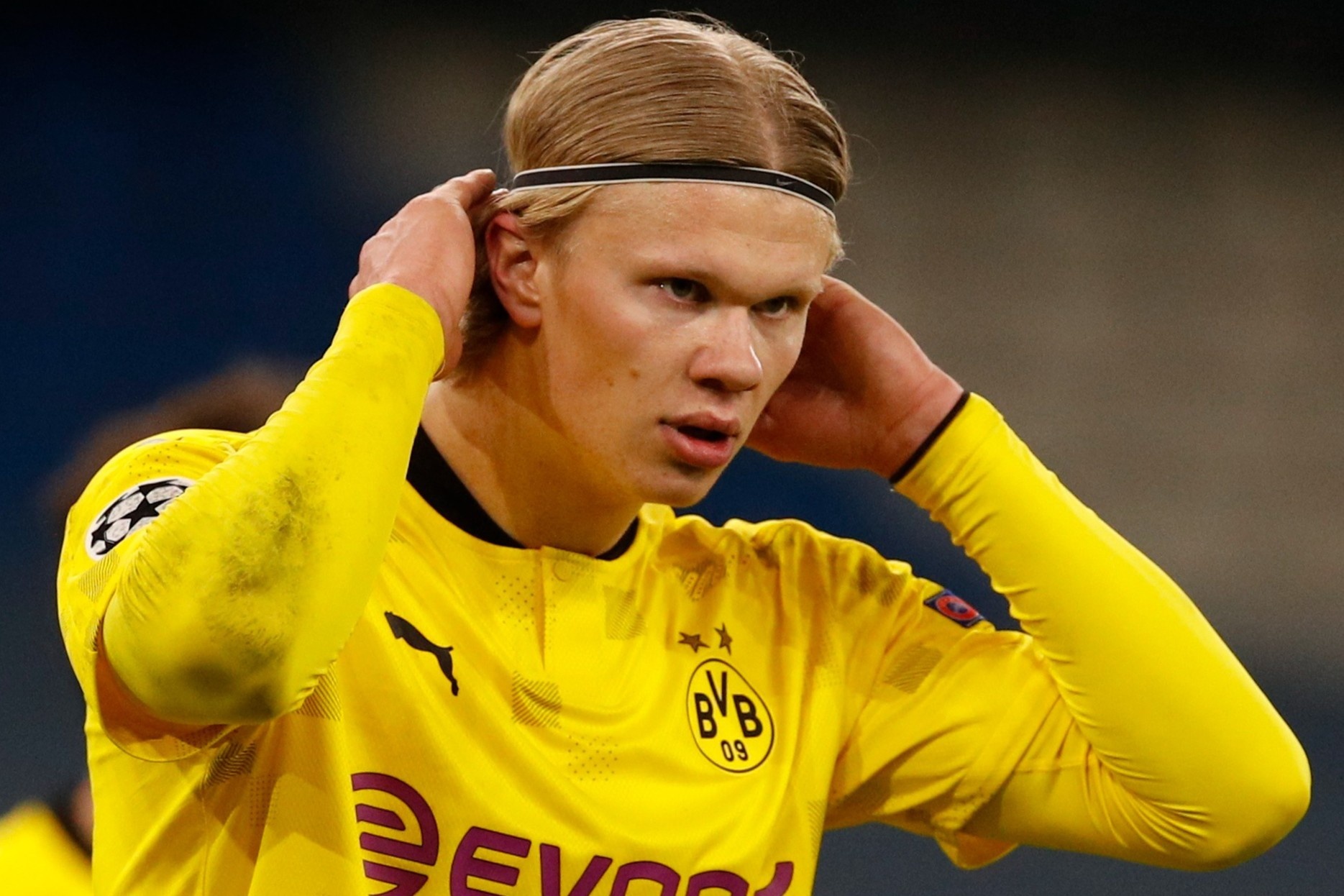 Noi am anh Champions League cua Haaland hinh anh