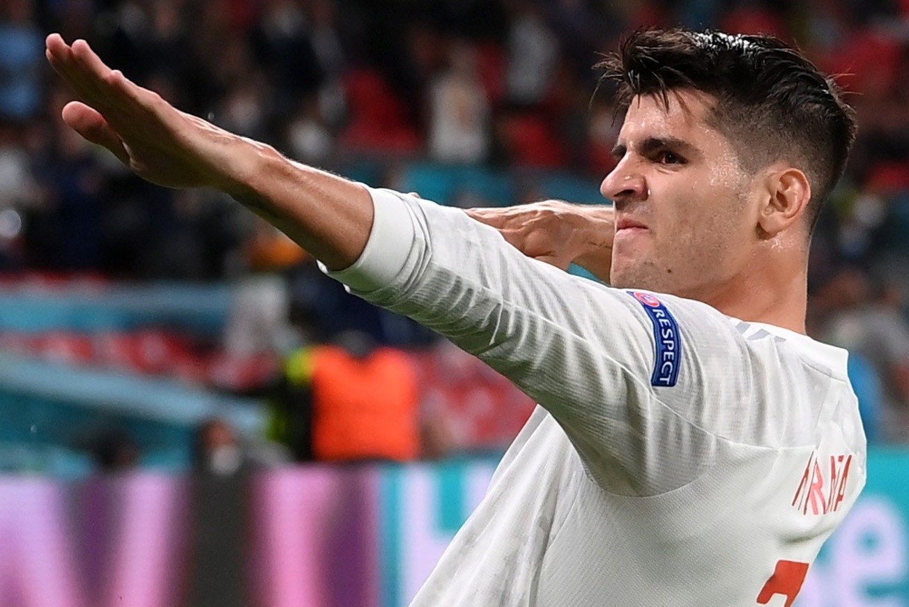 Morata xo do ky luc cua Torres o tuyen Tay Ban Nha hinh anh