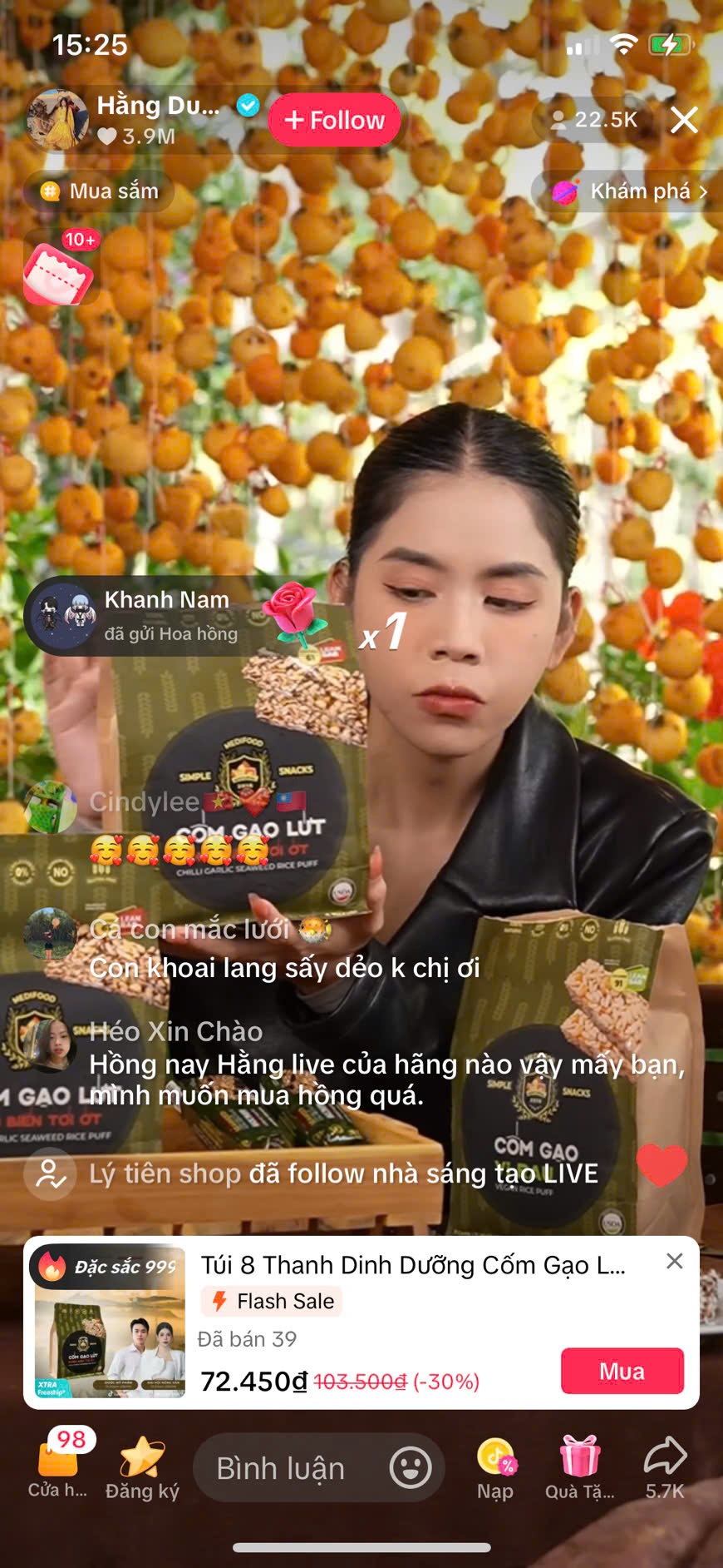 Livestream nong san anh 4