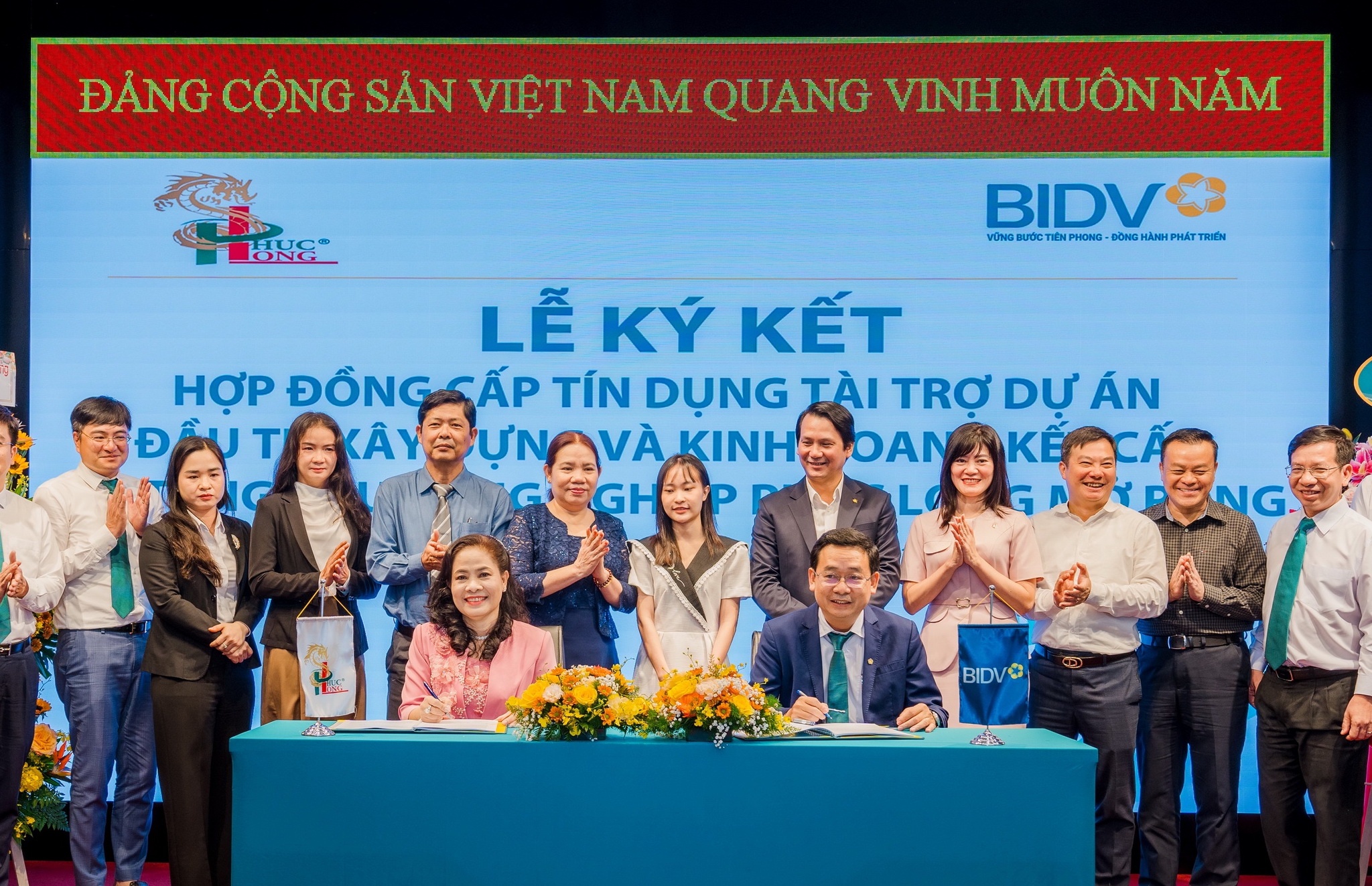 BIDV tai tro tin dung du an khu cong nghiep Phuc Long mo rong hinh anh