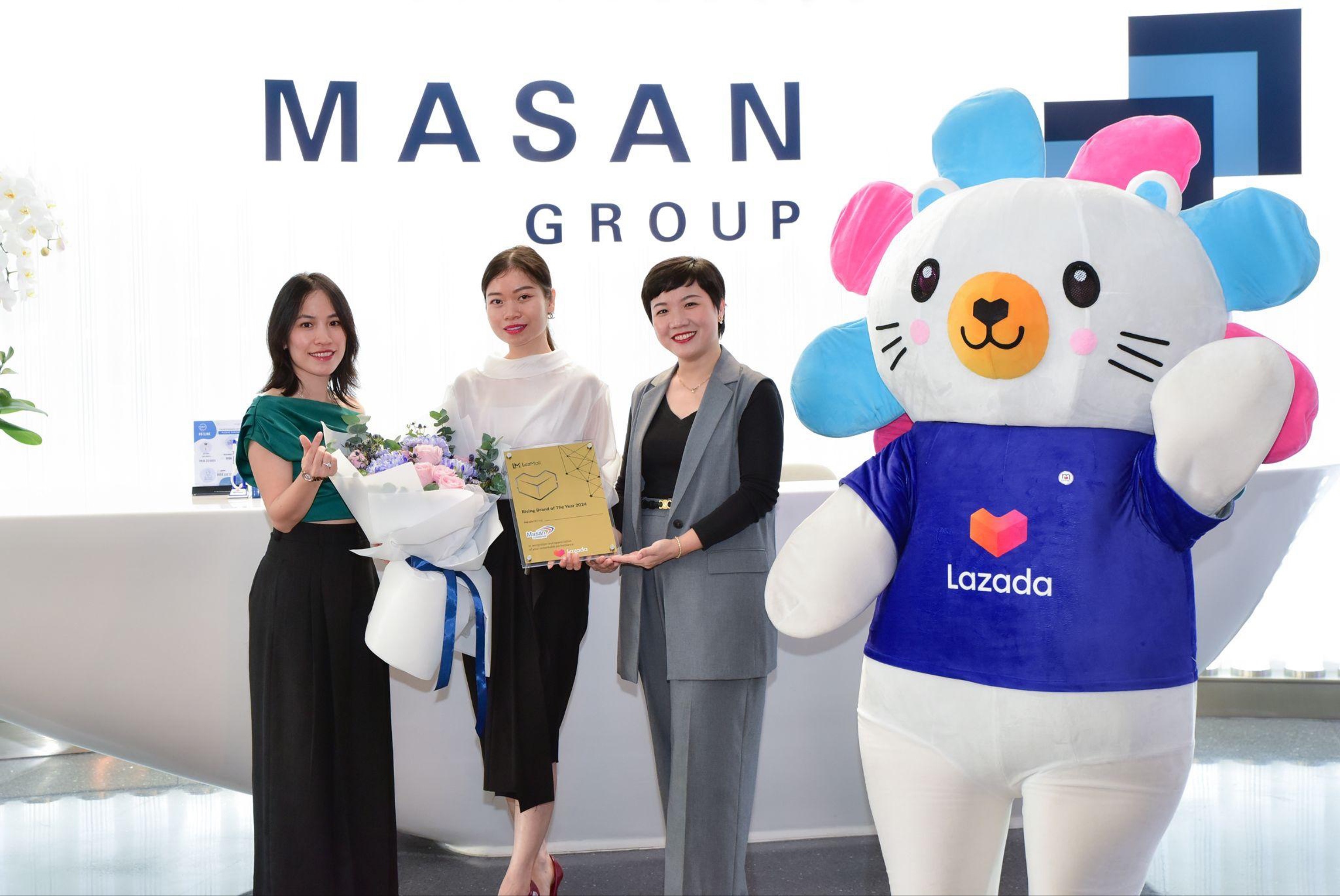 Lazada vinh danh thuong hieu xuat sac tai LazMall Brand Awards 2024 hinh anh