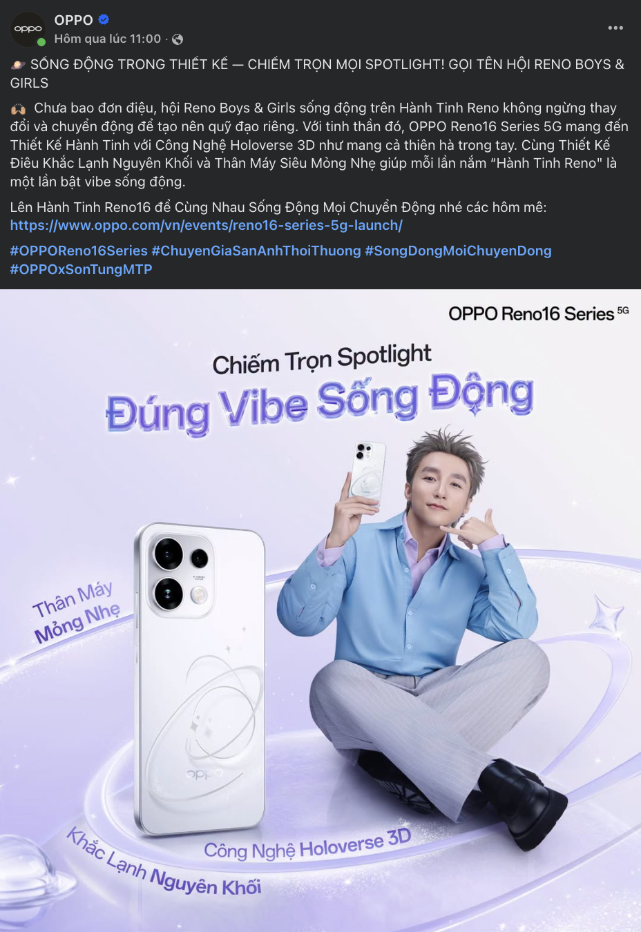 Oppo Reno16 anh 2