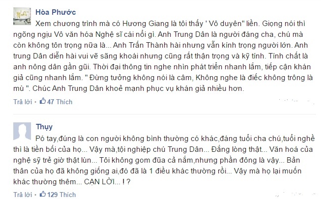 Huong Giang Idol xuc pham nghe si Trung Dan anh 2