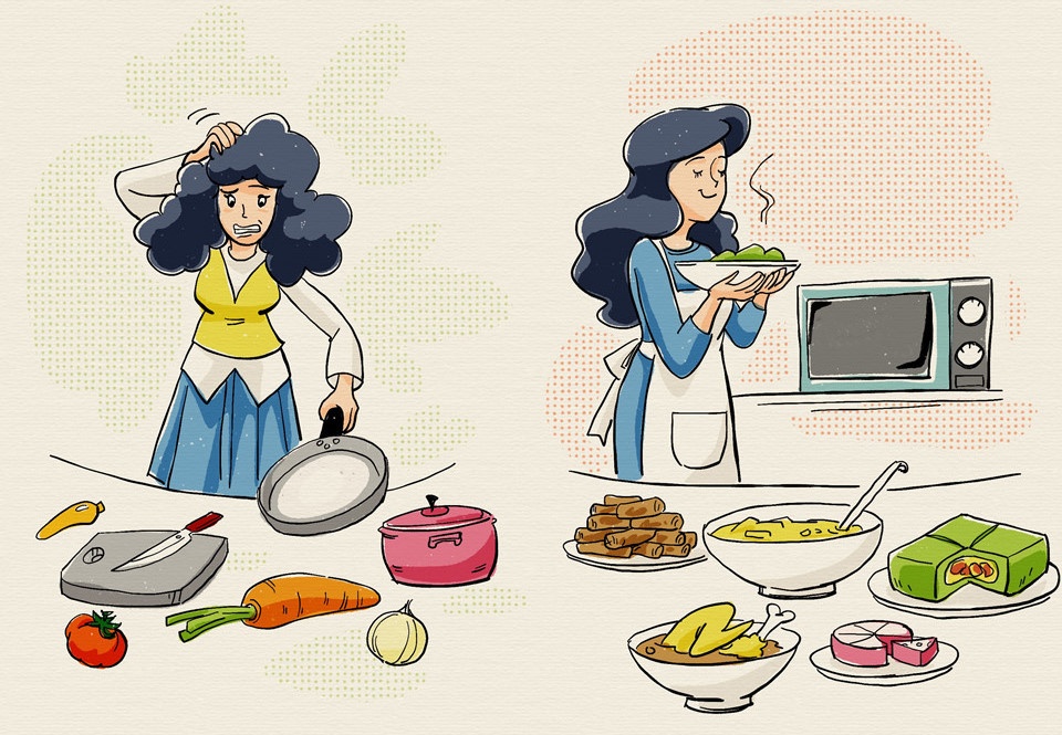 nỗi khổ của phụ nữ ngày tết ảnh 2 noi kho cua phu nu ngay tet anh 2