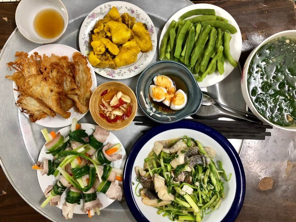 mam com chieu he anh 7