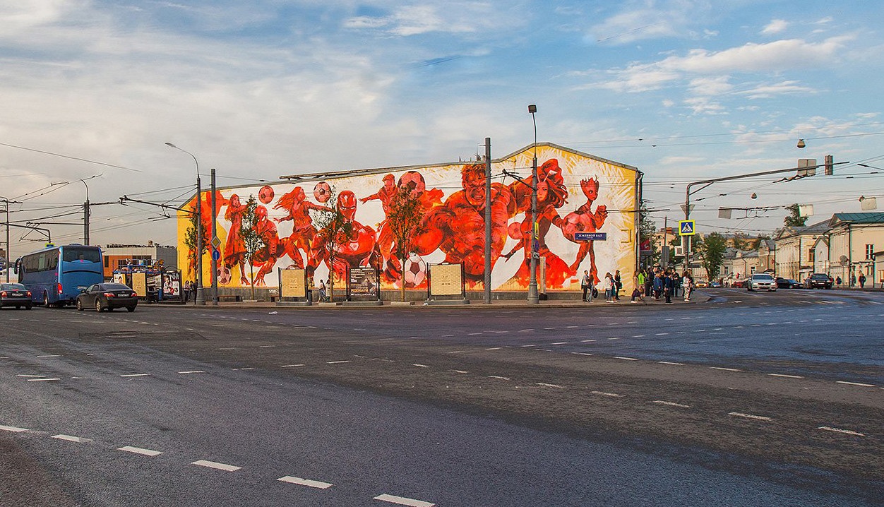 Graffiti chủ đề bóng đá ảnh 3 Graffiti chu de bong da anh 3