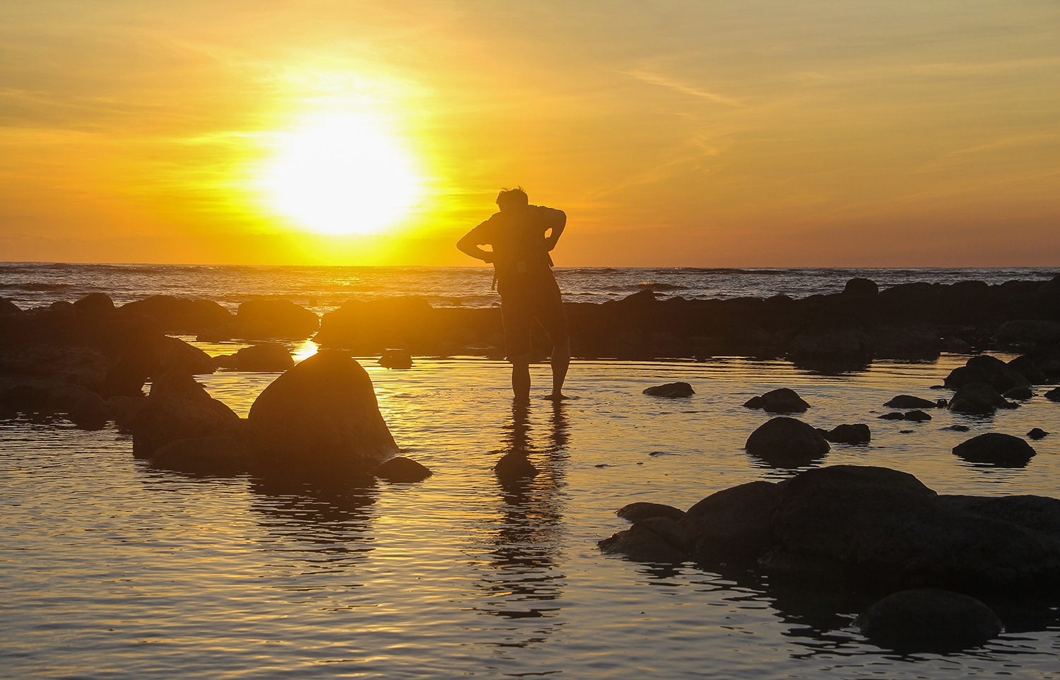 binh minh va hoang hon o Ly Son anh 1