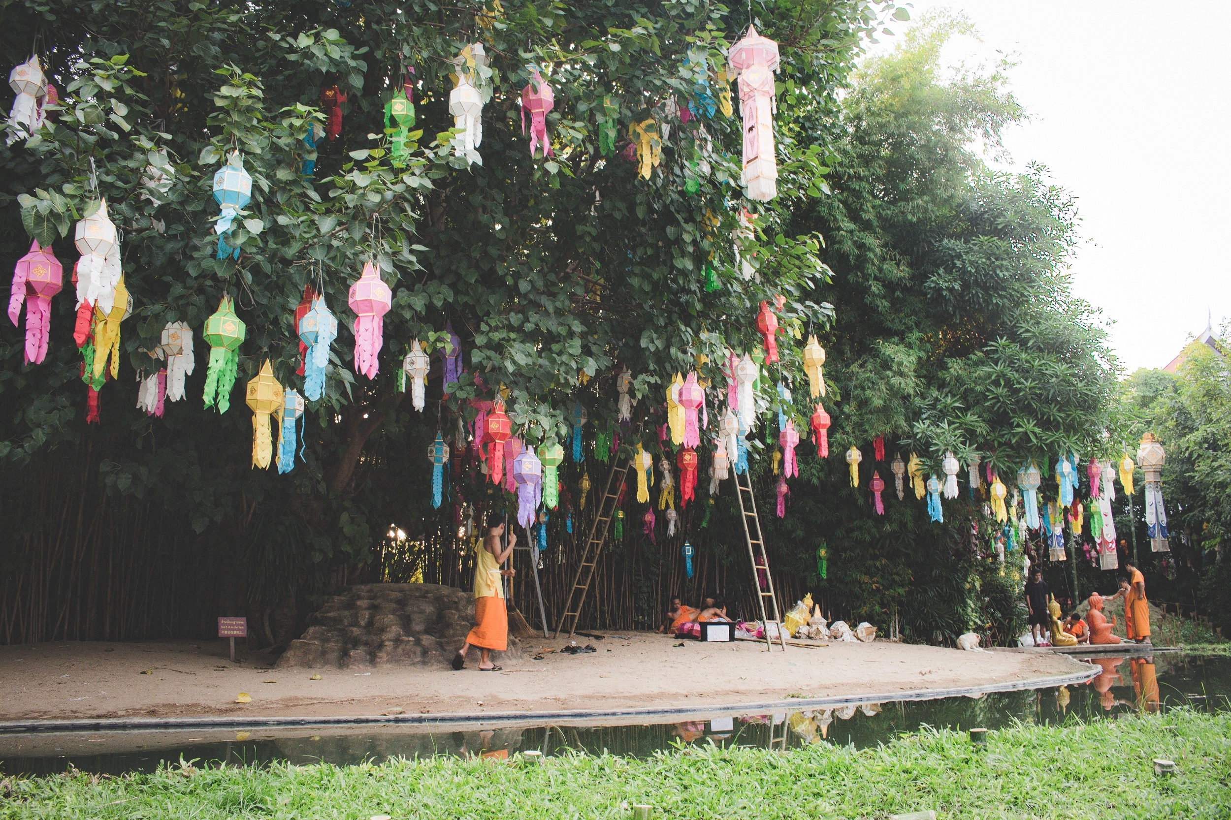 lễ hội thả đèn trời Yee Peng ảnh 3 le hoi tha den troi Yee Peng anh 3