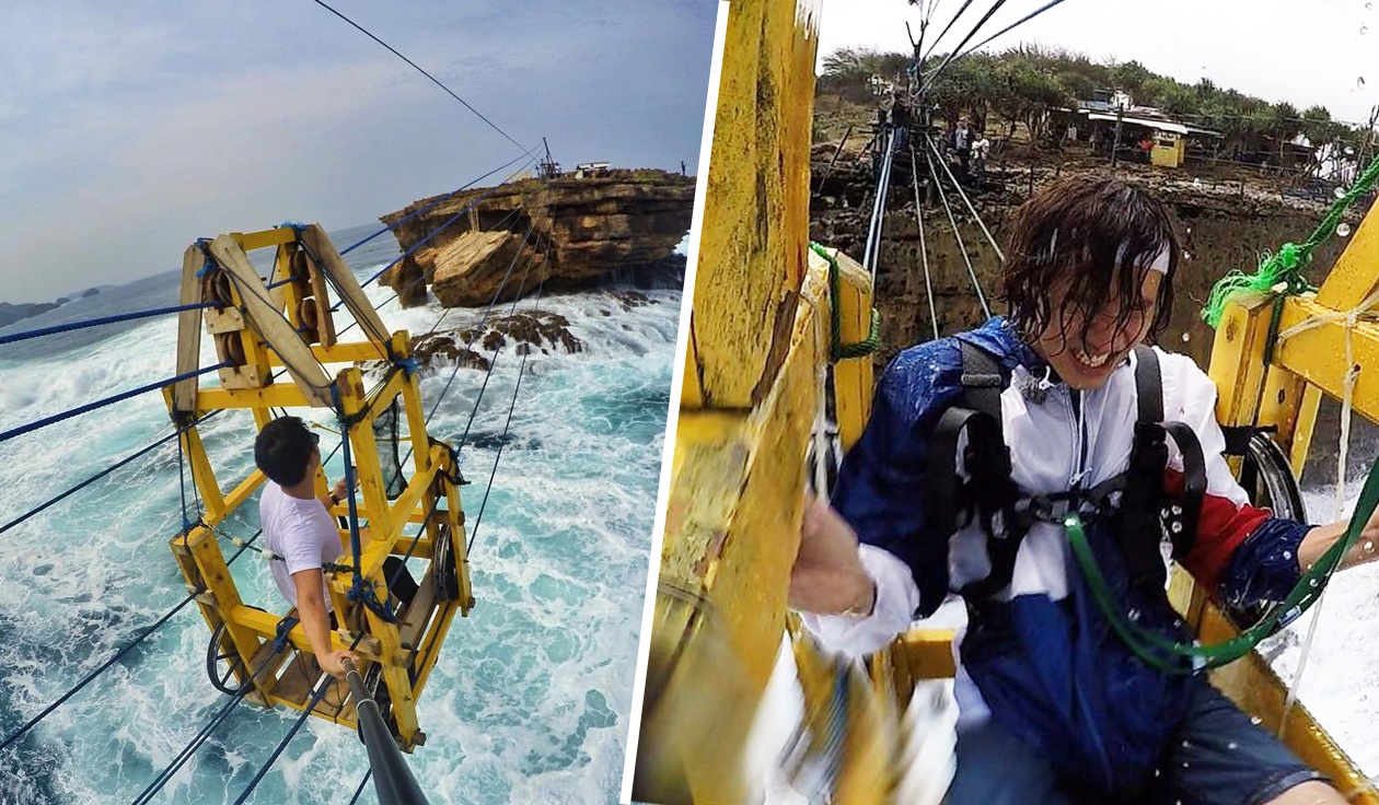 Mao hiem di cap treo go bang qua bien o Indonesia hinh anh