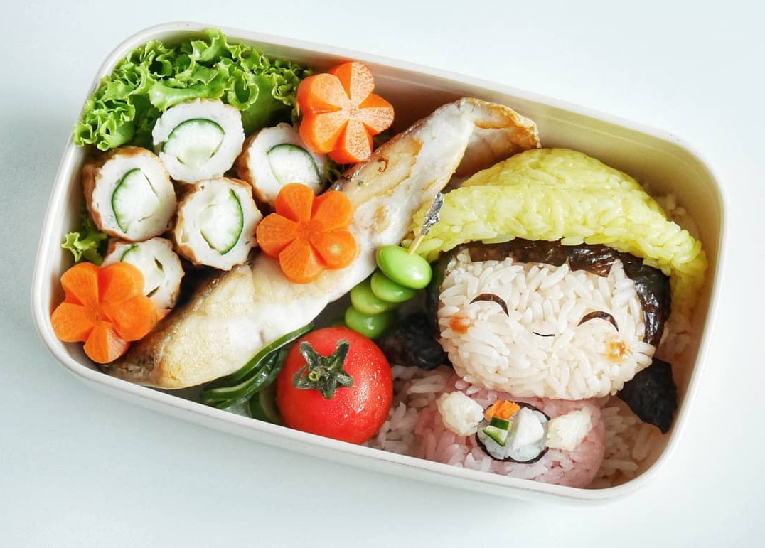 Hop com bento dep khong no an o Nhat Ban hinh anh