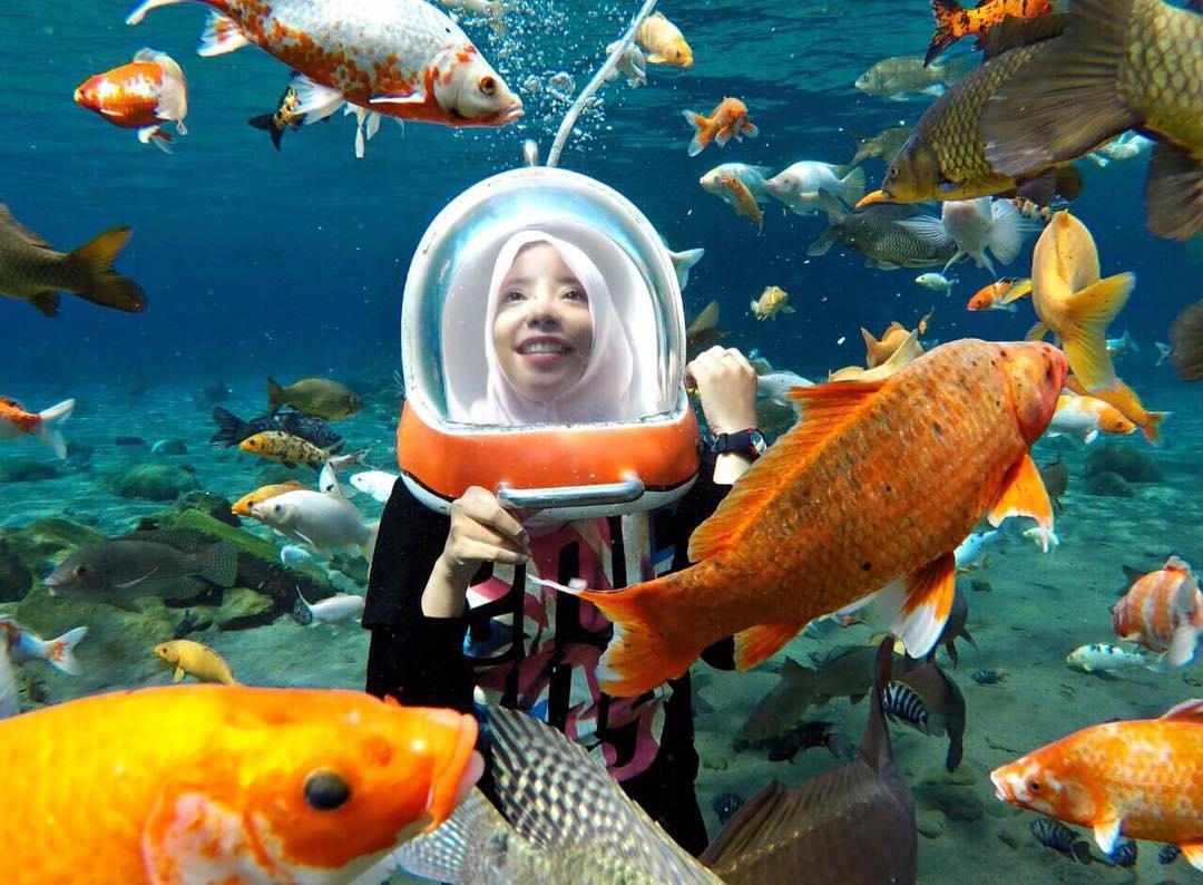 Bien ao nuoc o nhiem thanh ngoi sao mang xa hoi o Indonesia hinh anh