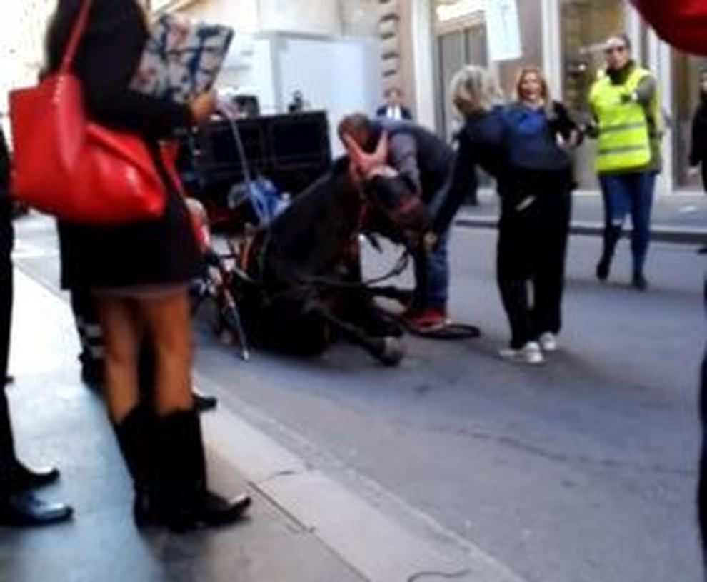 Ngua nga guc tren duong pho Rome anh 2