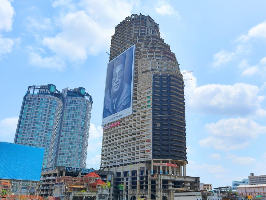 tòa nhà bỏ hoang ở Bangkok ảnh 5 toa nha bo hoang o Bangkok anh 5