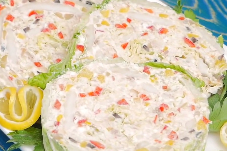 Salad cai thao la mat, bien tau tu cach lam kimchi hinh anh