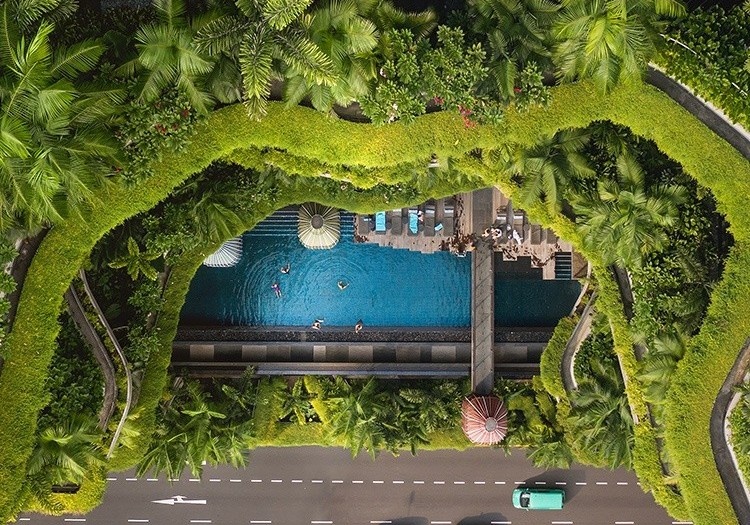 Khach san 5 sao voi 15.000 m2 cay xanh o Singapore hinh anh