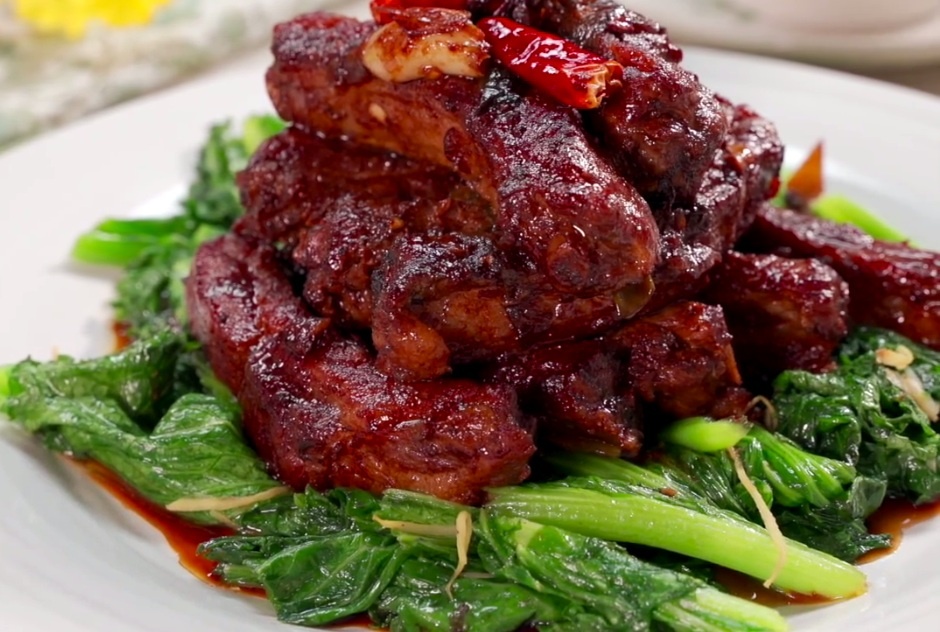 Cach lam suon om rau cai dam da, dua com hinh anh