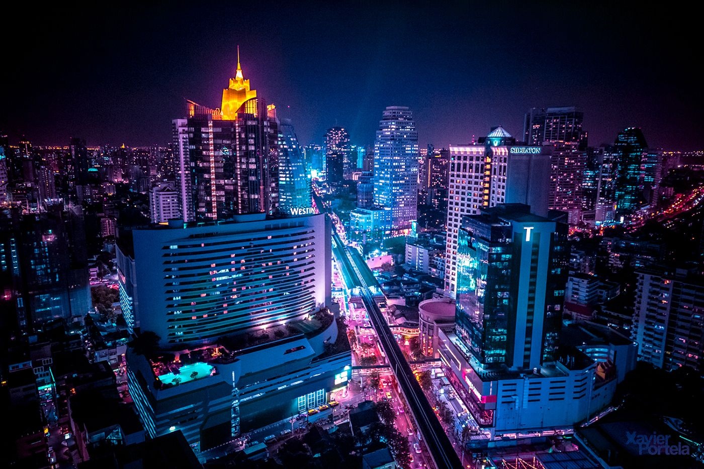 Dem yen lang o thanh pho khong ngu Bangkok hinh anh