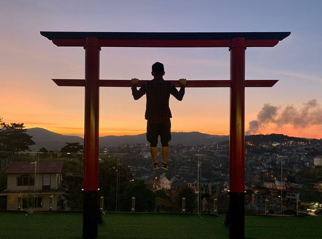 tiem ca phe ngam hoang hon Da Lat anh 10