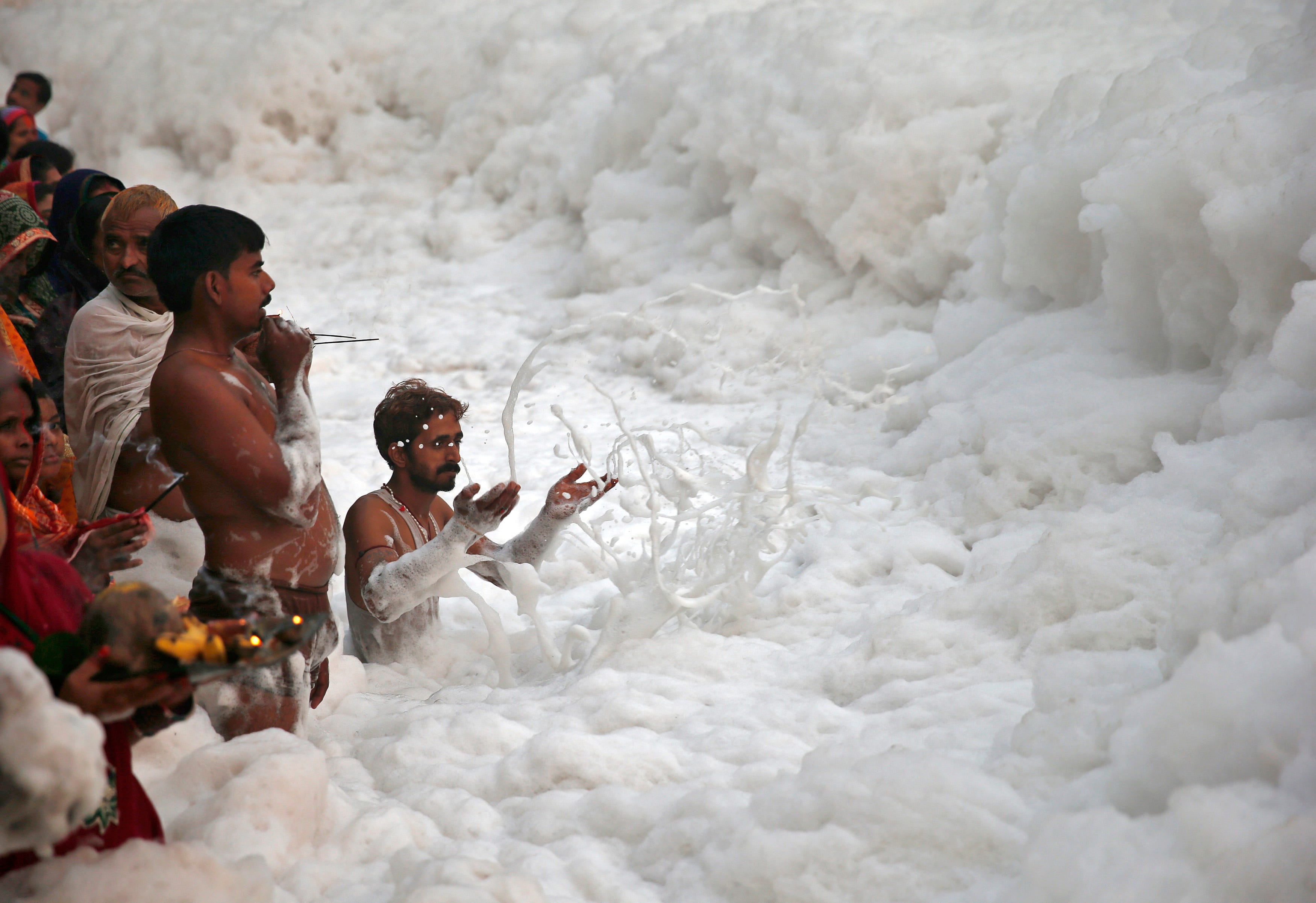 sông thánh ô nhiễm ở Ấn Độ ảnh 2 song thanh o nhiem o An Do anh 2