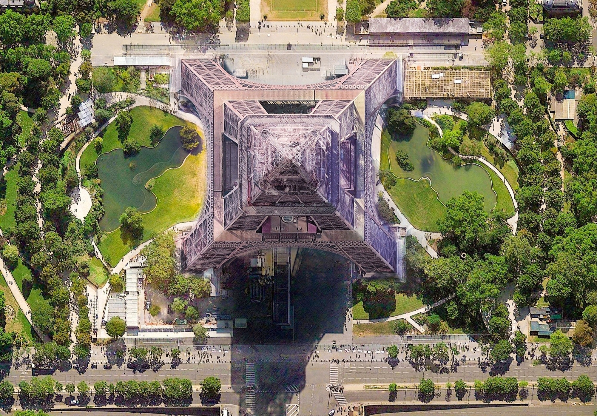 Cac cong trinh bieu tuong qua goc anh tu tren cao hinh anh