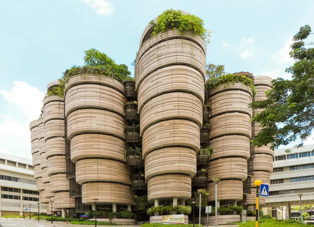 Nhung toa nha doc dao o Singapore hinh anh