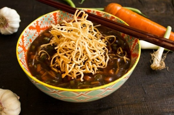 Sup rau cu nong hoi, am bung ngay dong hinh anh