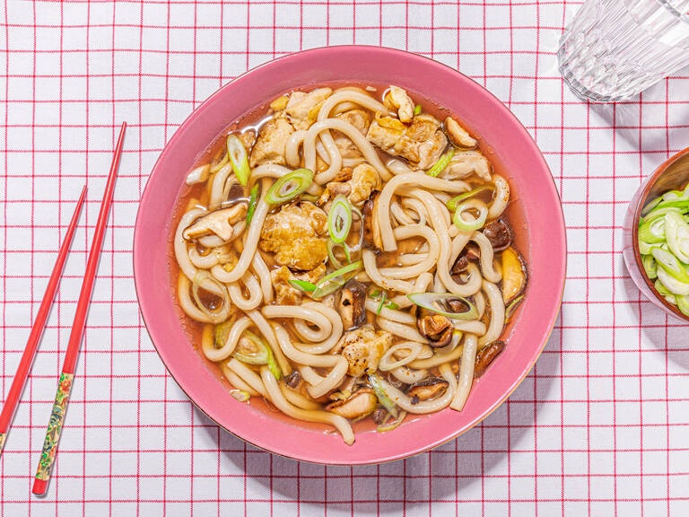 Cách nấu mì udon gà nấm ảnh 5 Cach nau mi udon ga nam anh 5