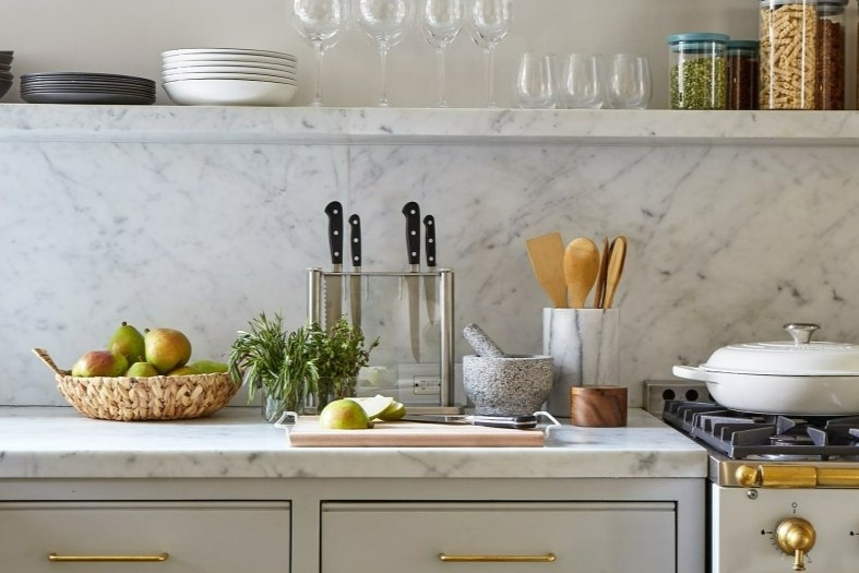 Cach sap xep dao lam bep an toan, gon dep hinh anh