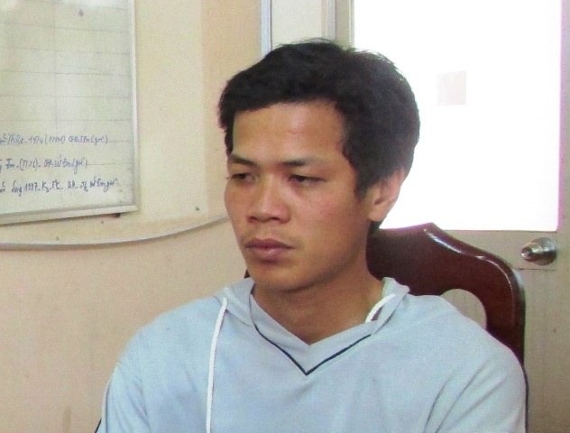 Nguyễn Văn Tèo ra đầu thú tại công an huyện Tam Nông.