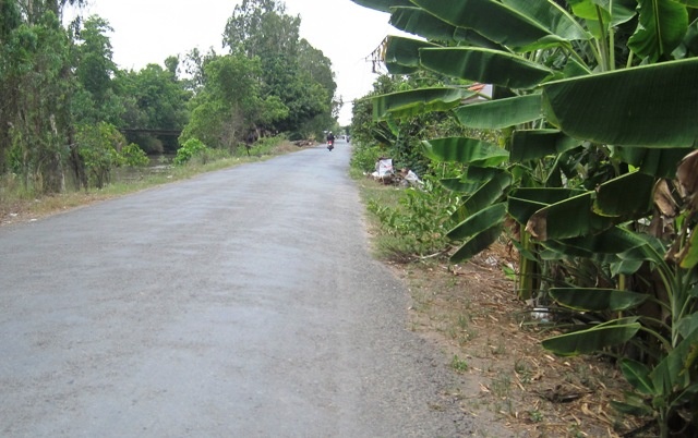 Đoạn đường vắng nơi Linh bị khống chế, bắt đi.