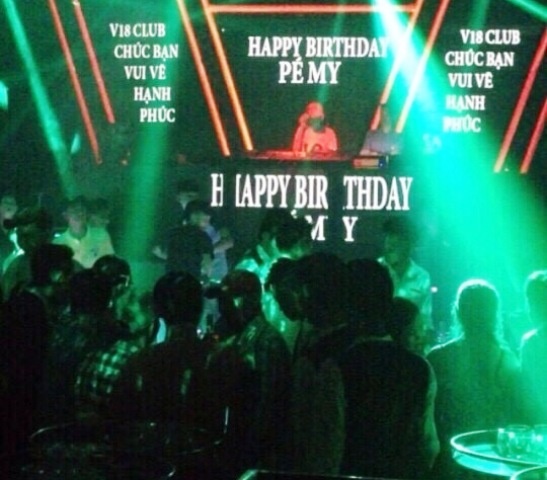 Vũ trường Club V18 nơi xảy ra vụ xô xát. Ảnh Minh Anh