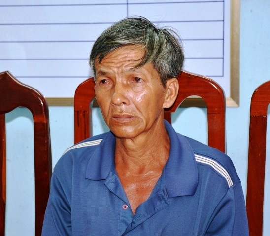 Kẻ giết chủ tiệm vàng. Ảnh: Minh Anh.