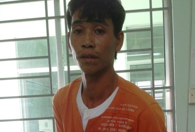 Hung thủ đâm chết vợ vì bị chửi nhậu yếu. Ảnh Minh Anh