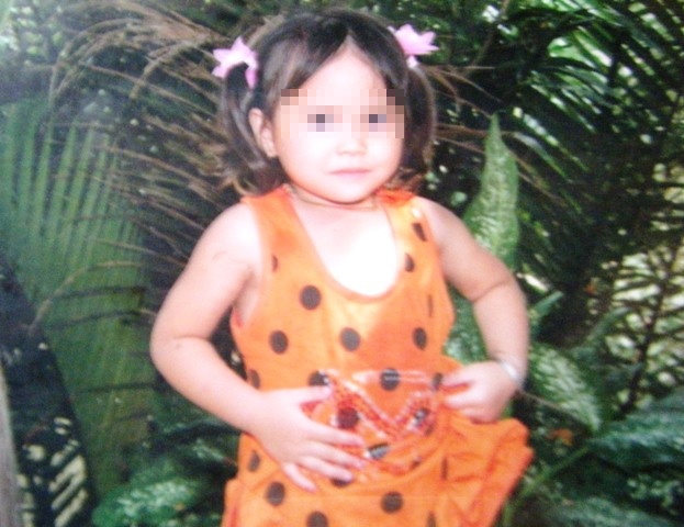 Cháu bé được Hạnh khai đã bóp cổ chết ném xuống ao phi tang. Ảnh gia đình cung cấp