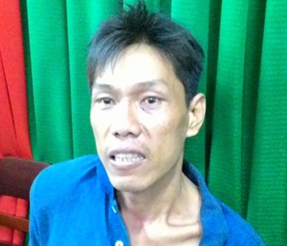 Nghi phạm khống chế con tin bị bắt giữ. Ảnh CAND