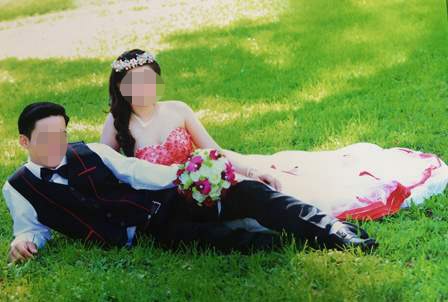 Co dau bi nguoi la dan di truoc ngay cuoi hinh anh