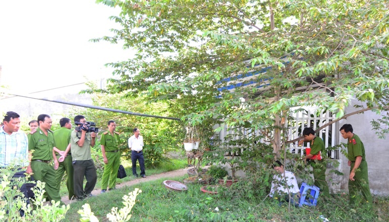 treo co tren cay trung ca anh 1