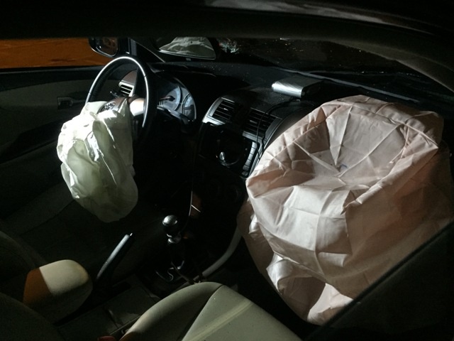 Tai xe xe bien xanh tong chet nguoi, bo chay 20 km hinh anh